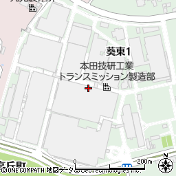 静岡県浜松市中央区葵東周辺の地図