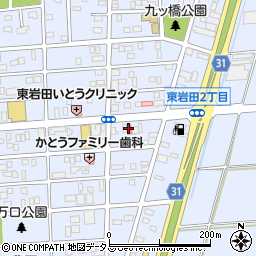 豊橋東岩田郵便局 ＡＴＭ周辺の地図