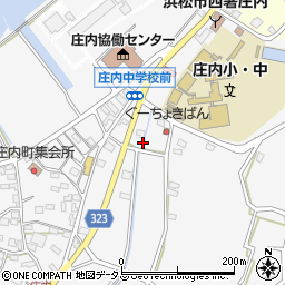 静岡県浜松市中央区庄内町341周辺の地図