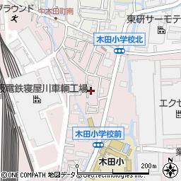 大阪府寝屋川市木田元宮1丁目11-8周辺の地図