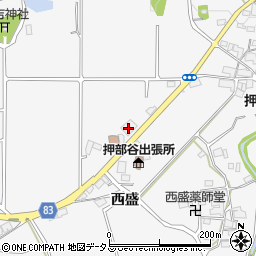 兵庫県神戸市西区押部谷町西盛310-2周辺の地図