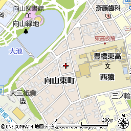 愛知県豊橋市向山東町113周辺の地図