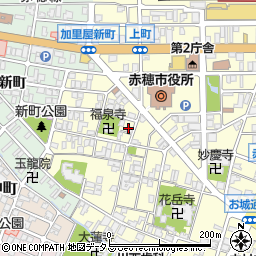 金戸美容院上町支店周辺の地図