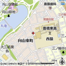 愛知県豊橋市向山東町116周辺の地図