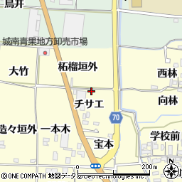 京都府木津川市山城町上狛チサエ9周辺の地図