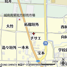 京都府木津川市山城町上狛チサエ10周辺の地図