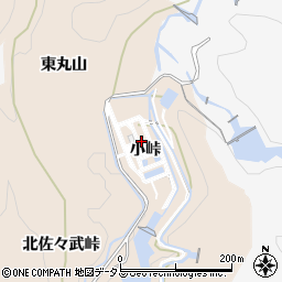 兵庫県神戸市北区山田町下谷上小峠周辺の地図