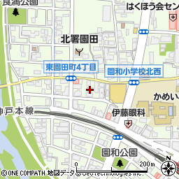 東園田シティハウス周辺の地図
