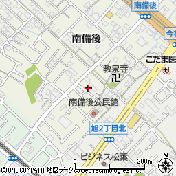 兵庫県加古川市加古川町南備後214周辺の地図