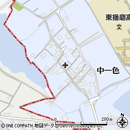 兵庫県加古郡稲美町中一色174周辺の地図