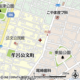 愛知県豊橋市牟呂公文町1-13周辺の地図
