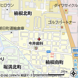 大阪府寝屋川市楠根南町周辺の地図