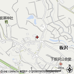 静岡県掛川市板沢372周辺の地図