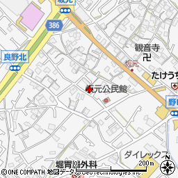 兵庫県加古川市野口町坂元591-18周辺の地図
