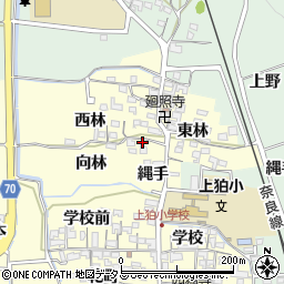 京都府木津川市山城町上狛向林2周辺の地図
