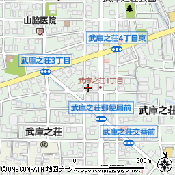 Ｌｕｘｅｄｅ武庫之荘周辺の地図