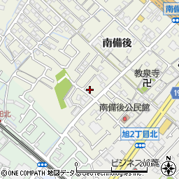 兵庫県加古川市加古川町南備後175周辺の地図