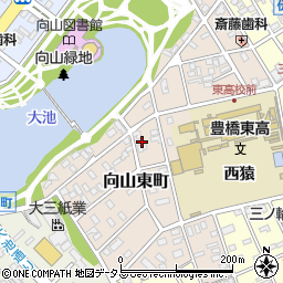 愛知県豊橋市向山東町111周辺の地図