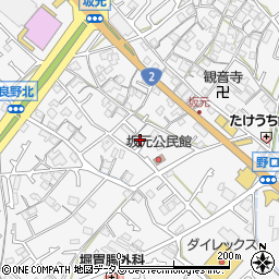 兵庫県加古川市野口町坂元591周辺の地図