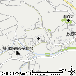 静岡県掛川市板沢1082周辺の地図