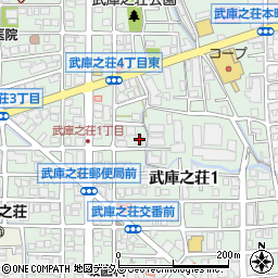 ヴィンテージ武庫之荘周辺の地図