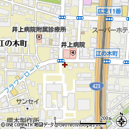 ＧＳパーク江の木町駐車場周辺の地図
