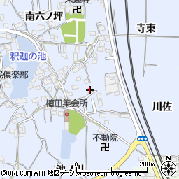 京都府相楽郡精華町植田堂ケ島42-16周辺の地図