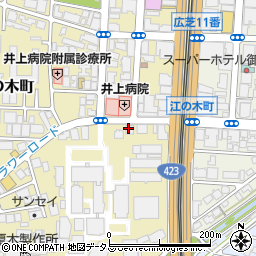 スペース・イン江坂周辺の地図