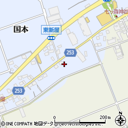 静岡県袋井市国本3231周辺の地図