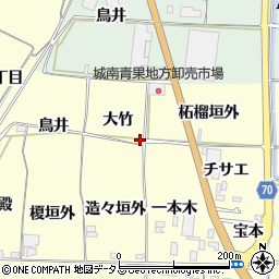 京都府木津川市山城町上狛大竹10周辺の地図