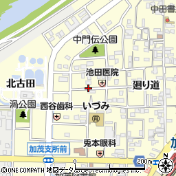 京都府木津川市加茂町里（新戸）周辺の地図