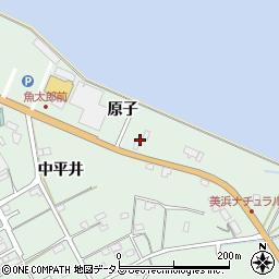 愛知県美浜町（知多郡）豊丘（原子）周辺の地図