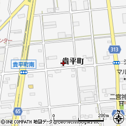 静岡県浜松市中央区貴平町406周辺の地図