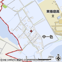 兵庫県加古郡稲美町中一色172周辺の地図