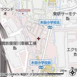 大阪府寝屋川市木田元宮1丁目11-14周辺の地図