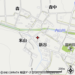 愛知県豊橋市岩崎町新谷41周辺の地図