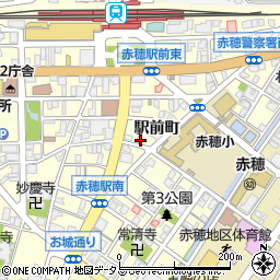 兵庫県赤穂市駅前町周辺の地図