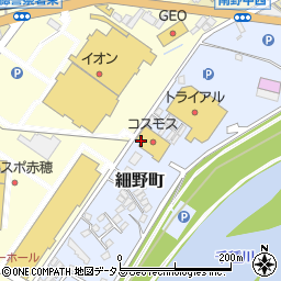 兵庫県赤穂市細野町周辺の地図