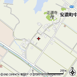 三重県津市安濃町中川318-2周辺の地図