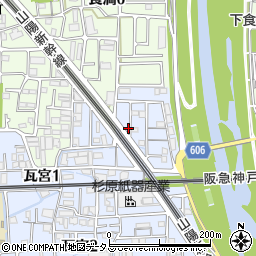 [葬儀場]瓦宮宮園福祉会館周辺の地図