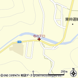 寺の下口周辺の地図