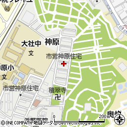 市営神原住宅周辺の地図