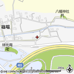 篠場642-1 個人宅☆akippa駐車場周辺の地図