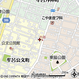 愛知県豊橋市牟呂公文町1周辺の地図