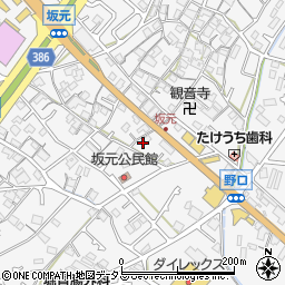 兵庫県加古川市野口町坂元588周辺の地図