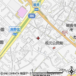 兵庫県加古川市野口町坂元609-1周辺の地図
