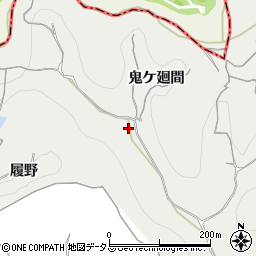 愛知県南知多町（知多郡）内海（鬼ケ廻間）周辺の地図