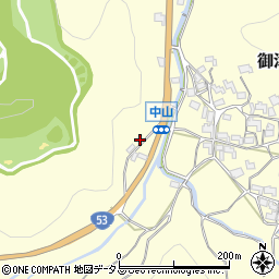 岡山県岡山市北区御津中山158周辺の地図
