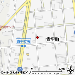 静岡県浜松市中央区貴平町408周辺の地図