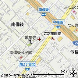 兵庫県加古川市加古川町南備後262周辺の地図